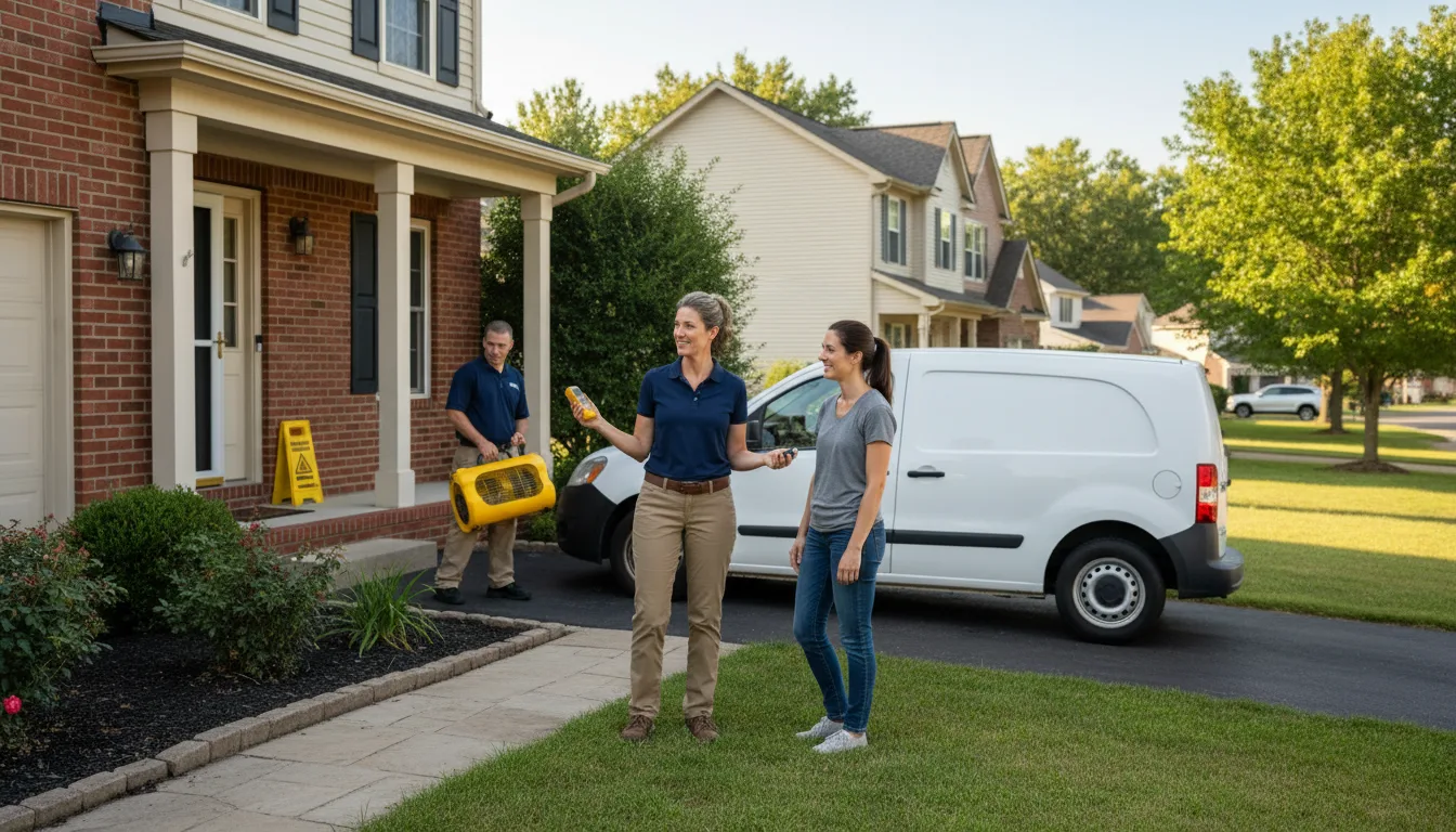 Residential water damage restoration in Shohola, PA